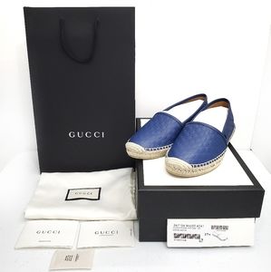 Gucci Women Guccissima Leather Espradille US 37.5